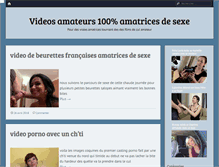 Tablet Screenshot of clip-sexe-amateurs.com